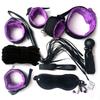 BDSM Restraint Sets, Female Sex Toys Handcuffs, Gags, Blindfolds, Whips, Restraint Straps, Nipple Clamps Adult Game Accessories,
