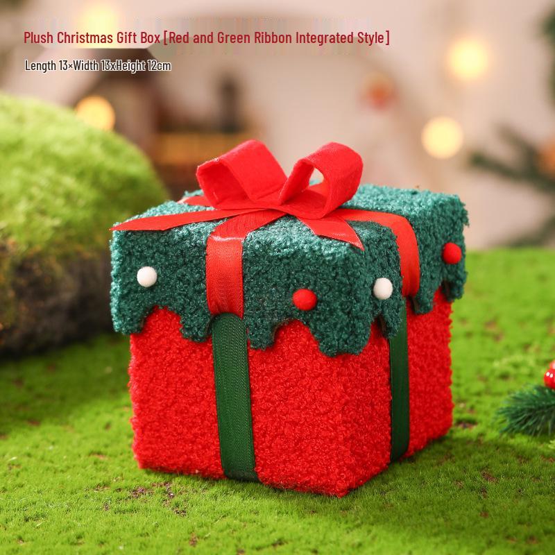 Рождественский Вечер Яблочная Подарочная Коробка - Креативная Упаковка для Конфет в Виде Маленького Домика для Детей