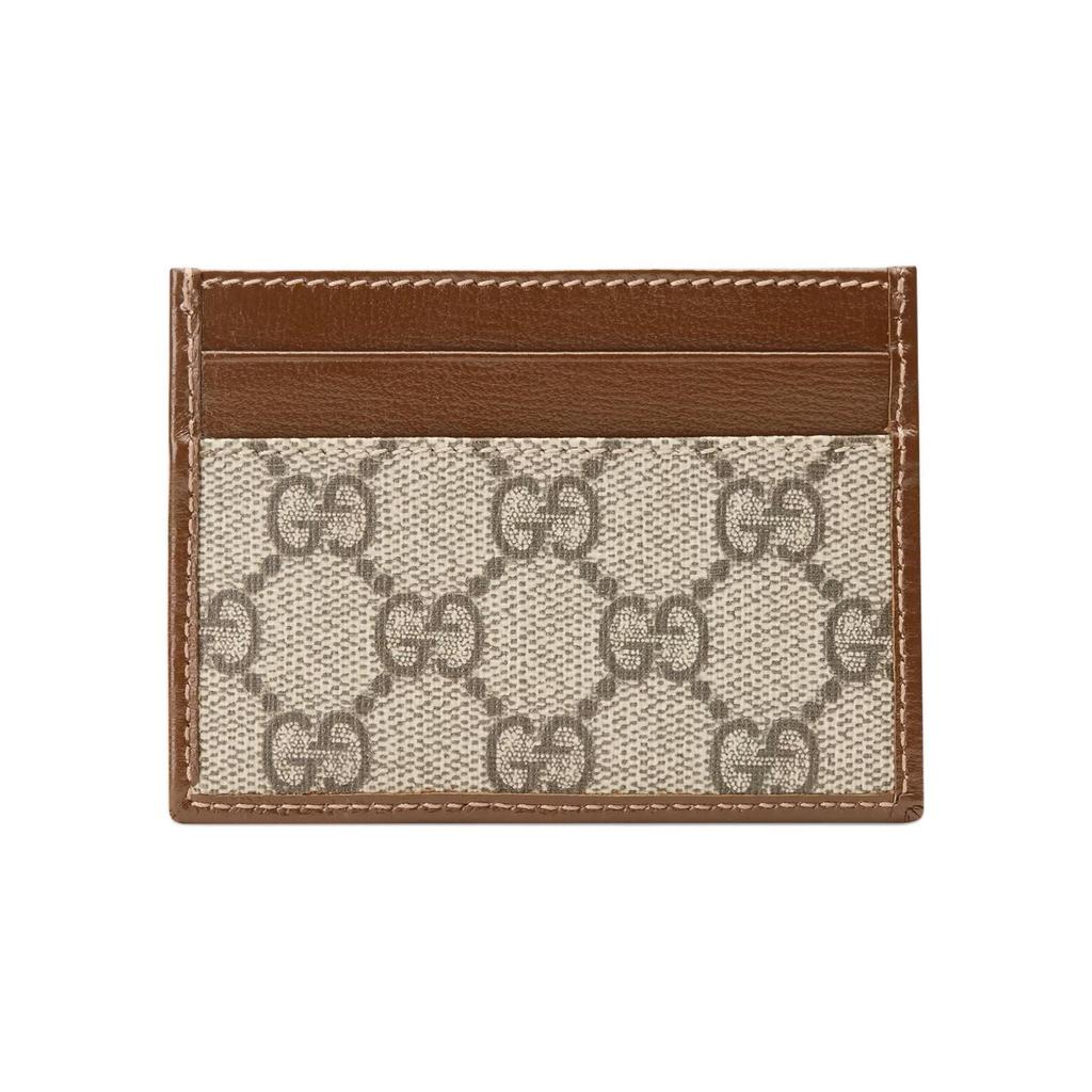 Gucci Кардхолдер из канвы GG Supreme с interlocking G для унисекс на каждый день