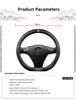 2026 Горячая Для VW VOLKSWAGEN Чехол на Руль Автомобиля Противоскользящие Накладки на Руль из Углеродного Волокна Для VW GTI Polo Golf Passat Tiguan