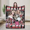 Mariah Carey Christmas  Warm Blanket  Travel Office Plush Bedding Throws Fashion Bedroom Flannel Bedspread Sofa Bed Cover