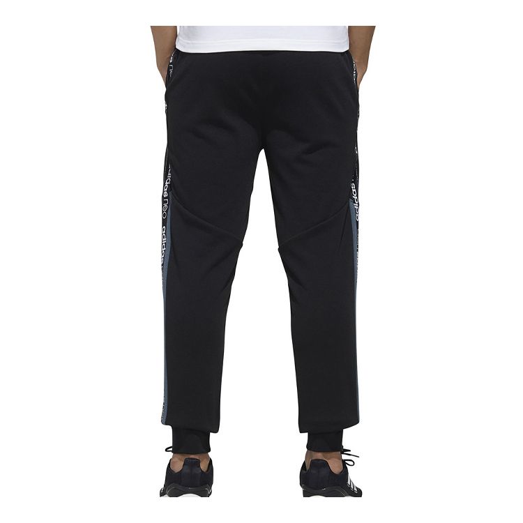 adidas Нео Лоскутные Спортивные Брюки Мужские Низ Черный FN6533