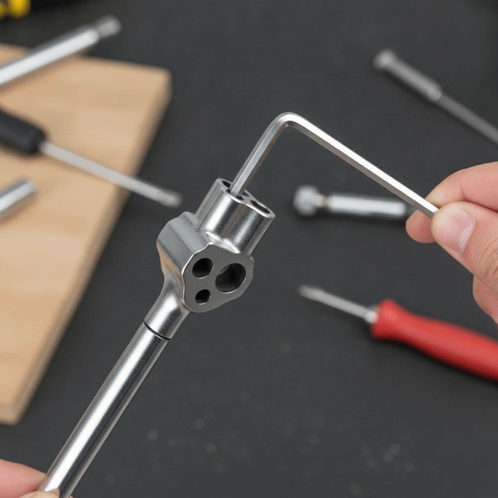 Torque Amplifier Hexagonal Bit Adapter Heavy Duty Wrench Extension Bar Furniture Installation
