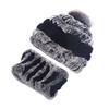 Fur Hat Children Fall and Winter Outdoor Warm Ear Protection Scarf Mom Leisure Set