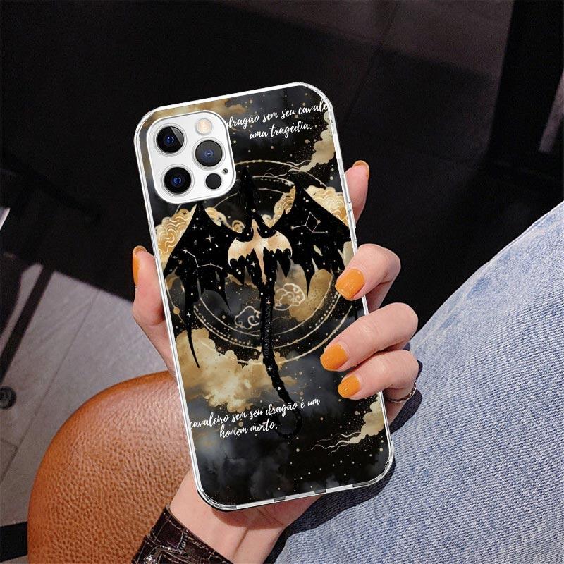 Чехол для телефона F-Fourth W-Wing Dragon Для iPhone 13 12 Mini 11 Pro Max XS XR X SE 7 8 Plus 5S 5 6S 6 Подарок Печатная крышка Fundas