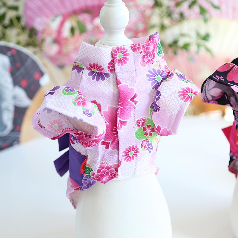Весенне-летнее новое японское кимоно Cherry Blossom Maruko, одежда для собак и ветровой халат