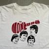 Винтажная '80 Поп-рок группа The Monkees точка одиночная сделано в США EN579 Унисекс футболка