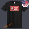 Магазин Piggly Wiggly Забавная Мультяшная Мужская Футболка Женская Футболка Топ Унисекс Черный Размер от S до 5XL