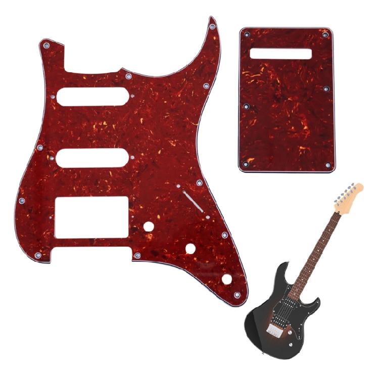 11 Holes Guitar Pickguard with Mounting Screw Back Plate Humbucker Replacement Scratch Plate Electric Guitar Accessories