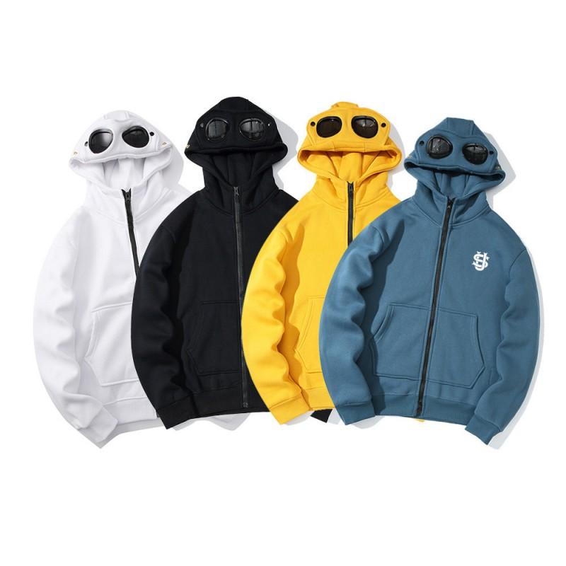 25 Mens Loose Fit Hooded Sweatshirt US Letter Print Casual Streetwear Gray Black Blue S-4XL