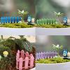 Wood Fence Palisade Miniature Fairy Garden Home Houses Decoration Mini Craft Micro Landscaping Decor Diy Accessories