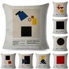 Nordic Style Pillowcase Linen Throw Cushion Cover Decor Malevich Geometric Abstract Suprematism Art Pillow Case for Sofa Home