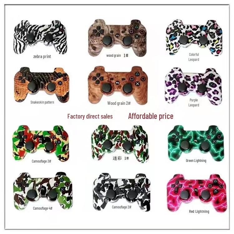 Беспроводной Bluetooth игровой контроллер с двойной вибрацией для PS3