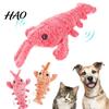 Natural Hunting Ability Cat Toy Floppy Lobster Interactive Dog USB Rechargeable Vibration Modes Pet Playmate Stress Relief Electric Realistic Wagging