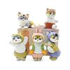 Fun Costume Animal Cat Figurine With Rabbit Hat From Cat Fortune Collection Sandy