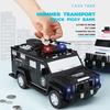 Piggy- Bank Money Saving Box Safe Car Truck Plastic Password for Kids Toy