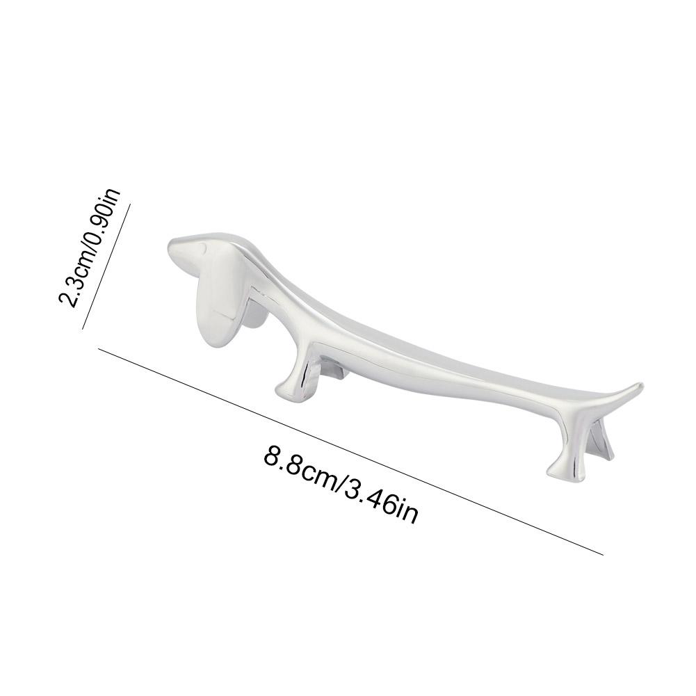 Металлическая подставка для палочек для еды, металлическая подставка с рисунком собаки, прочная настольная подставка для палочек для еды, декоративное украшение, прочная подставка для палочек для еды