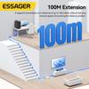 Essager 10 Гбит/с RJ45 Разъем Мама-Мама Гигабитный Сетевой Удлинитель-Расширитель для Кабеля Ethernet Cat8 Cat7 Cat6 Адаптер