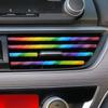10 шт. Автоаксессуары Цветные DIY Декоративная полоса Хромированная решетка вентиляционного отверстия кондиционера салона Серебристый стайлинг