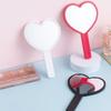 Women SPA Salon with Handle Heart-shaped Handheld Cosmetic Mirror Makeup Mirror Handle Hand Mirror