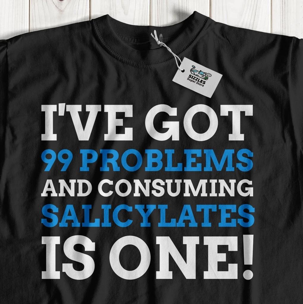Unisex Funny Salicylates Intolerance T-Shirt salicylates intolerant Gifts