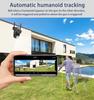 Wireless PTZ Camera with Triple Lens & Screen for Home Network Monitoring