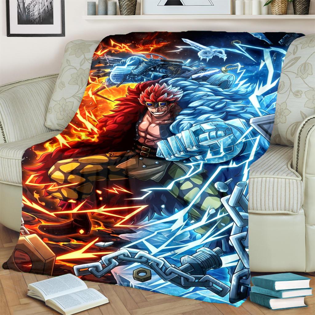 "ONE PIECE" Design Flannel Blanket Warm Comfortable for Sofa, Bed, Bedroom, Chair, Picnic and Travel