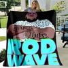 Rap singer Rod Wave tapestry; popular singer; hip-hop singer; Soulfly album music poster blanket; room decoration bed blankets
