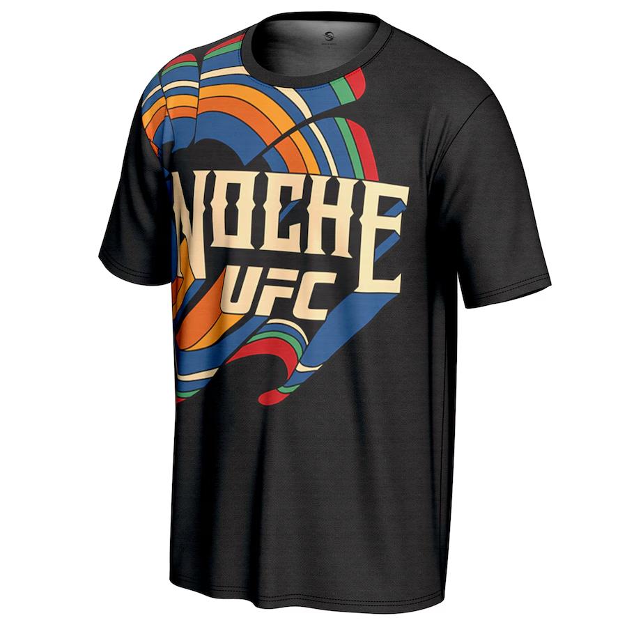 Мужская футболка UFC Красная/Синяя Парижский Октагон Модная Футбольная Майка Уличная Мода Повседневная Спортивная Футболка с Коротким Рукавом