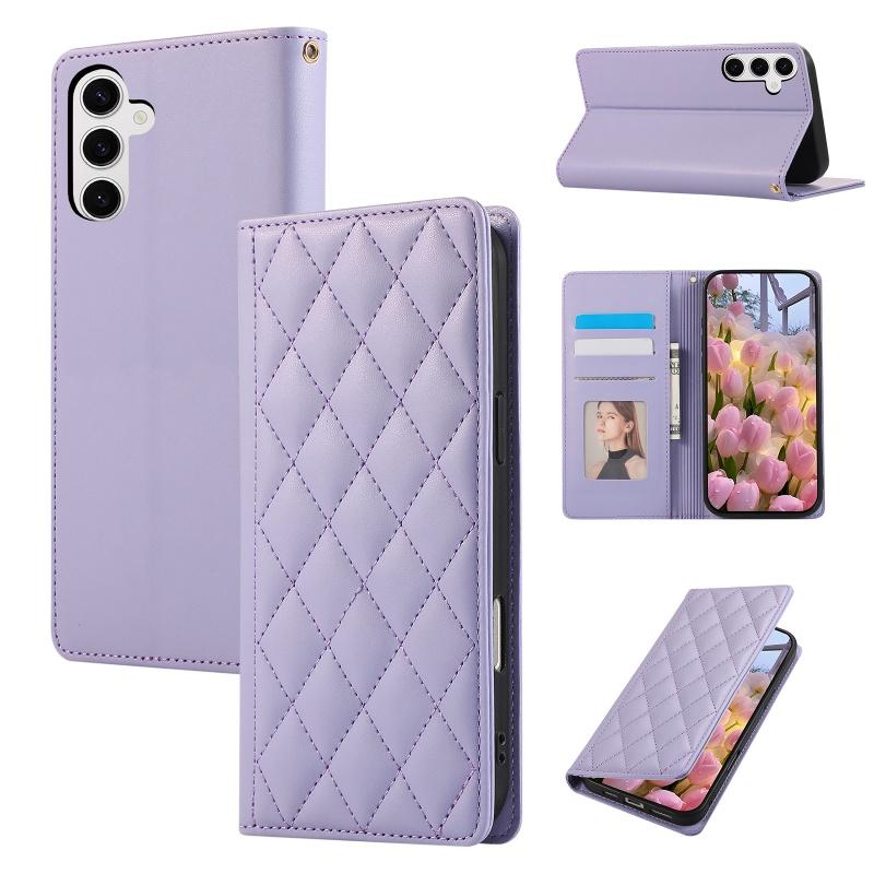 Магнитный кожаный кошелек-чехол для телефона для Samsung Galaxy A17 A56 A36 A26 A16 A55 A35 A25 A15 A54 A34 A14 A53 A33 A13 Обложка-кошелек