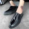 Large Size British Dress Fashion Men's Leather Shoes 38-47 Size Platform Leather Shoes Men's Leather Shoes