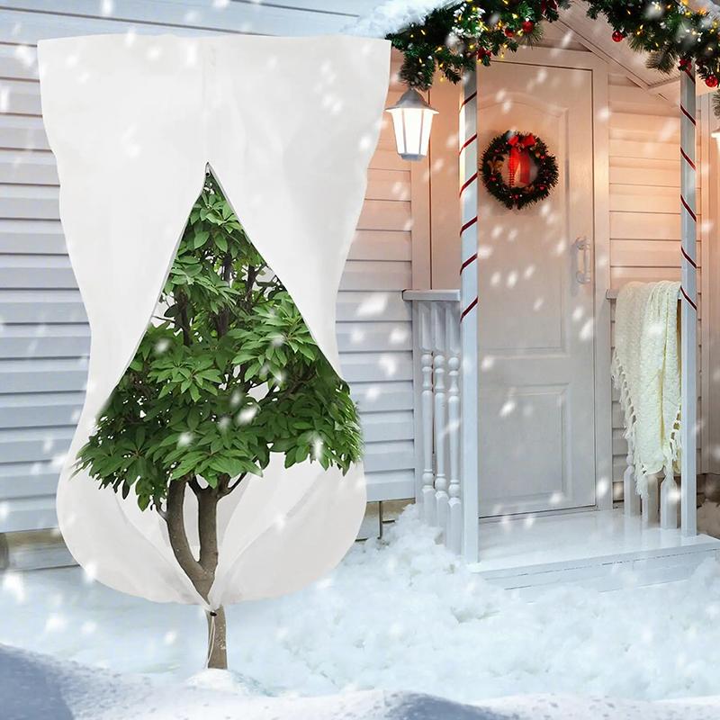 Очень большой размер Чехол для растений Зимний теплый чехол Мешок для защиты растений дерева и кустарника Защита от мороза Для садовых растений дерева