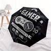 1pc Super Gamer Automatic Folding Umbrella - Lightweight, Retractable Design with 8-Rib Durability, Perfect for Outdoor Adventures171