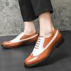Italy Wedding Men's Shoes Casual Men's Brown /black Fashion Moccasins Business Pointed Toe Luxury Leather Shoes New Oxford Shoes