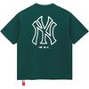 New Era MLB Летняя футболка унисекс с круглым вырезом, коротким рукавом, свободного кроя, с логотипом, зеленая 14536482