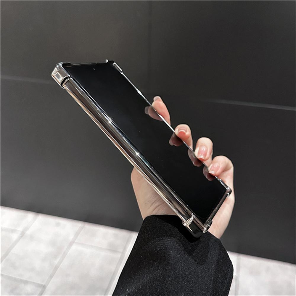 Shockproof Airbags Armor Magnetic Transparent Case for For Samsung S25 S24 Ultra S23 Fe S22 Plus A16 A54 A34 A15 A25 A35 A55 A24 A53