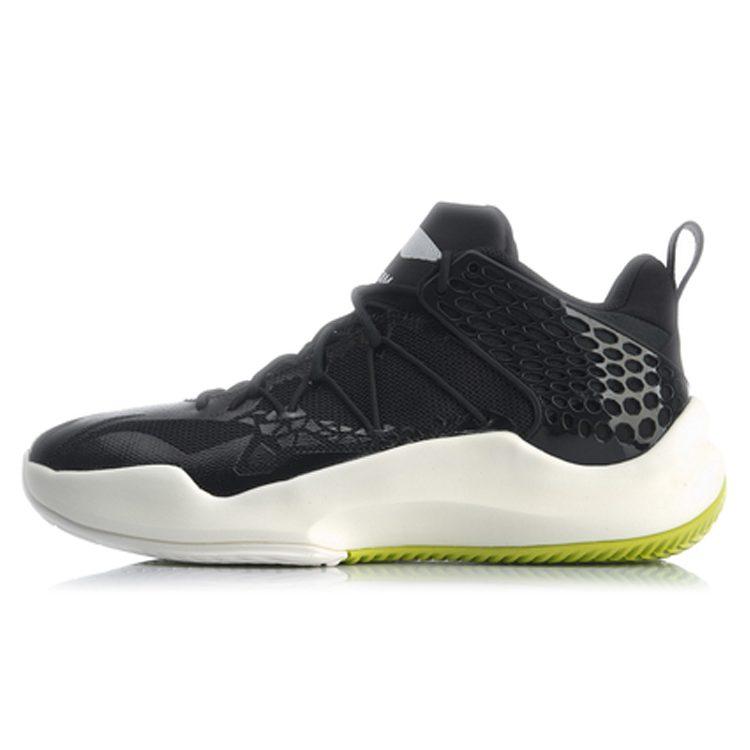 Li Ning Sonic 8 Team Амортизирующие Скользкие Устойчивые к истиранию Средние Баскетбольные кроссовки Мужские Черные ABPQ011-2