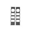 2X For Toyota Tundra 14-18 Carbon Fiber Central Console Volume Switch Cover Trim