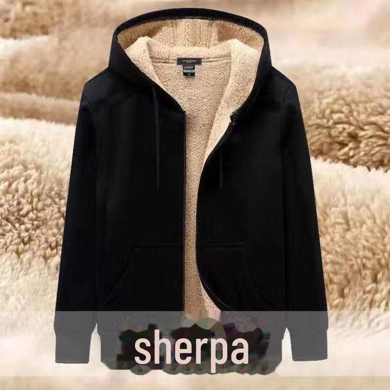 Мужской комплект из осенне-зимней толстовки с капюшоном на молнии, плотный бархат, модные большие размеры.