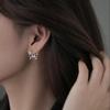 Модные серьги-кольца с бабочками из стерлингового серебра 925 пробы для женщин