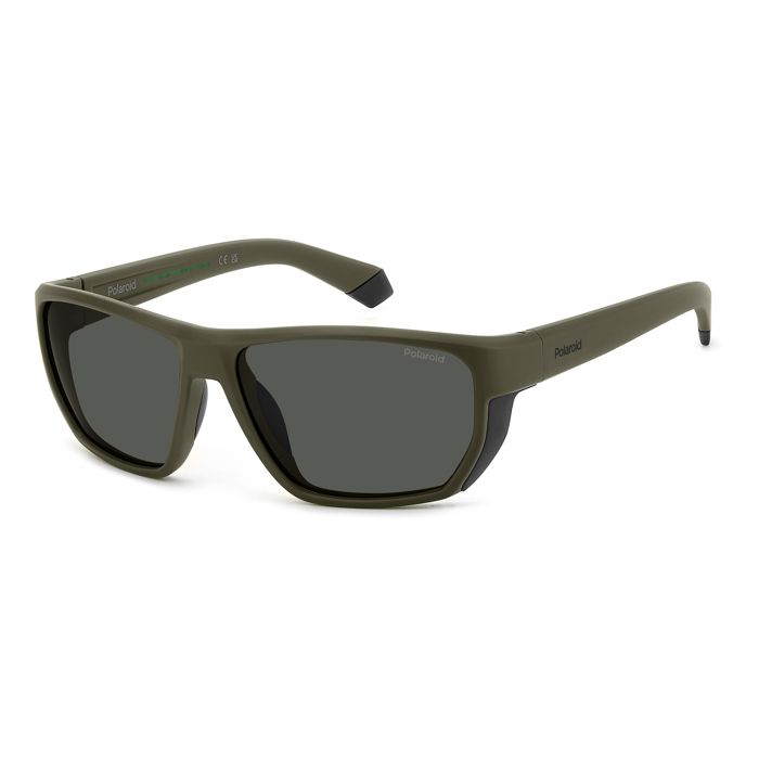 Lunettes de Soleil Polaroid PLD 7057/S 60/15/135 MATTE GREEN/ GREY POLARIZED plastique homme PLD 7057/S