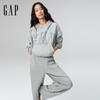 Gap Women's 2025 Autumn Printed Logo Loose Hooded Sweatshirt