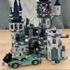 940 шт. MOC 9468 Замок вампира Строительные блоки Монстр-тележка Игрушка Мальчик Хэллоуин Подарочный набор DIY