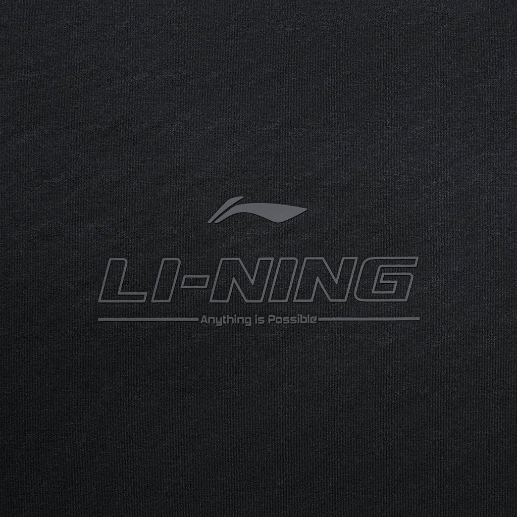 Li-Ning Fleece Lined Round Neck Sports Casual Letter Sweatshirt Men Sweatshirt AWDV973-4