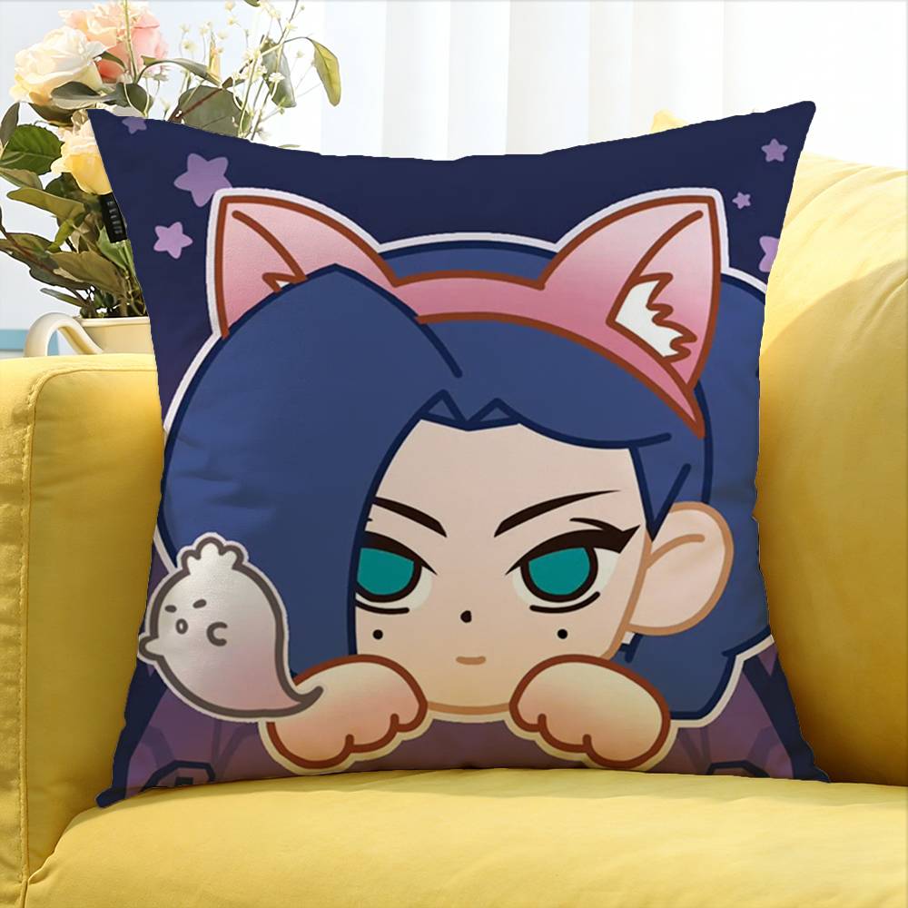 Scissor Seven World Various Sizes Square Pillow Case For Car Home Bedchamber Decor