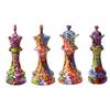 Chess Statue Sculpture Ornament Collectible Figurine Craft Furnishing Desk Table Cabinet Decoration
