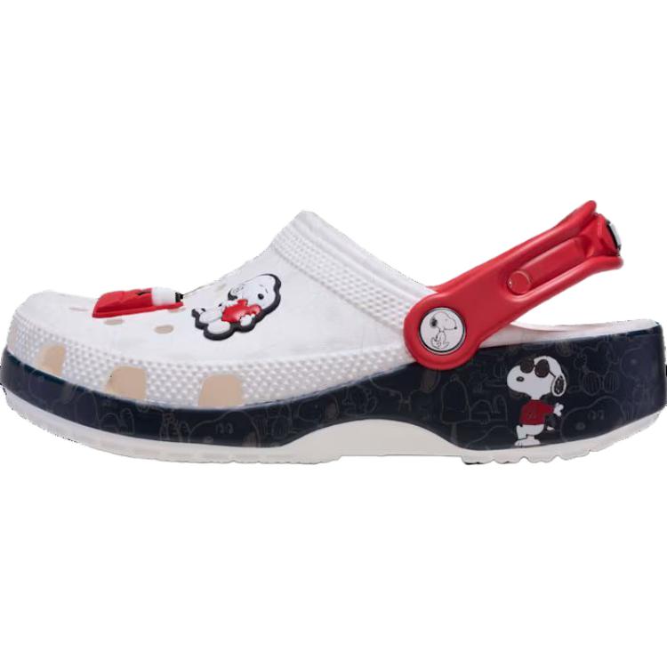 Crocs Peanuts X Classic Clog Kids Snoopy & Joe Cool Kids Sneakers White Multi 211125-90H