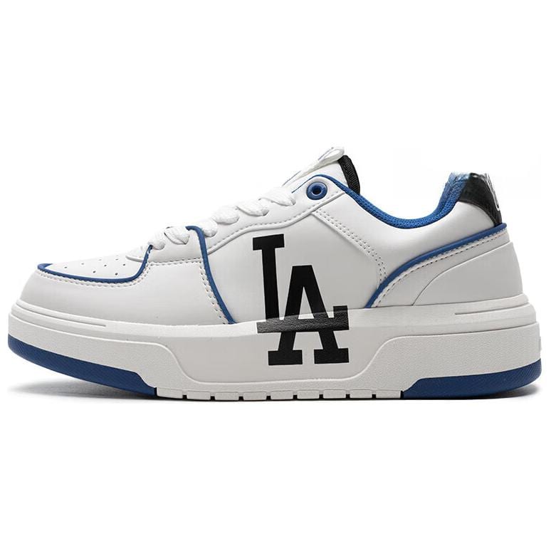 MLB Chunky Liner Slip Resistant Abrasion Resistant Low top Skateboard Shoes Unisex White Blue Black 3ASXCLB3N-07BLS