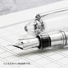 Sailor 1911 Silver Profit Large 21K Fountain Pen Demonstrator Z Nib 11-2075-700 with Converter