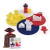 Shaol Columbus Building Blocks Wrapping Color and Shape Play Set Educational Toy Good Toy Home Pretend Christmas S11013AM [Gift Available] (Ages 1+ /